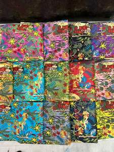 Cotton Hand Block Vegetable Dyed Eco-Friendly Organic Cambric Block Print Fabric for Dress Curtain Pillow Covers <b>Bags</b> & Craft - Product Image 3