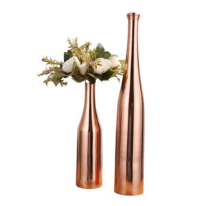 Vase à fleurs en fer admirable, design côtier, décoration de table d'appoint, décoration de mariage, organisateur de décoration de villégiature, vase à fleurs en métal - Product Image 1