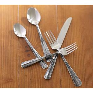 Luxury <b>Bamboo</b> Western Long Design Handle Gold Mirror Polished Kitchenware Designer Spoon Knife & Fork <b>Cutlery</b> <b>Set</b> for Wedding - Product Image 4