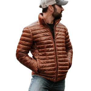 Men Vintage Distressed Leather <b>Jacket</b> Genuine Cowhide <b>Biker</b> Coat Wholesale High Quality Custom Real Leather Moto <b>Jacket</b> 2026 - Product Image 1