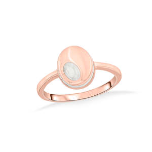 แหวนมุกทองคำวงกลมแห่งความเมตตา - Product Image 3