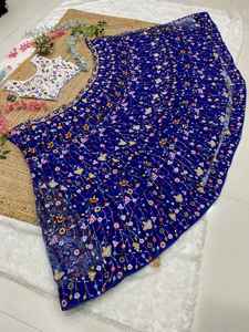 Hermosa Lehenga Choli Diseñador Fancy Lehenga Choli Secuencia Lehenga Choli para ropa de mujer - Product Image 6