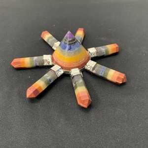 Venta al por Mayor de Ágata MUNTAHA, Cristal Curativo Natural Premium, 7 Chakras, Punta de Lápiz con Bandas, Generador, Gema Pulida con Tacto Real, Amor - Product Image 1