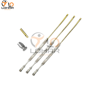 Élévateurs de succion pour septum Gorney Freer, ensemble de 3 pièces, acier inoxydable, chirurgie plastique ORL, élévateurs de succion endoscopiques pour septoplastie - Product Image 3