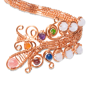 Begems สร้อยข้อมือคู่อะเกตนกยูงสำหรับผู้หญิงเครื่องประดับทำมือหรูหรา - Product Image 3