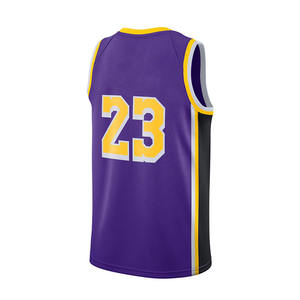 Diseño de impresión personalizado más opciones de tamaño jersey de baloncesto camisetas de baloncesto de secado rápido al por mayor ropa deportiva de verano - Product Image 6