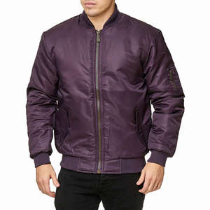 Chaquetas Kivotech de Primera Calidad Color Granate para Hombre con Bolsillos Laterales Hechas en Nailon Poliéster con Diseño y Marca Personalizados - Product Image 3