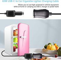 Adaptador USB C a encendedor de cigarrillos, enchufe macho USB tipo C de 20V a cable adaptador de encendedor de cigarrillos para cámara de salpicadero, GPS, luz Led de coche