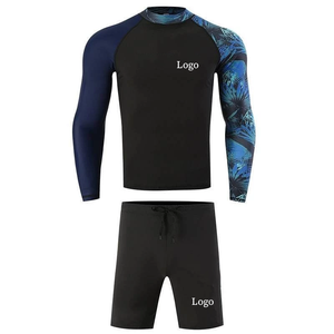 ODM OEM Men's Long Sleeve <b>BJJ</b> MMA Compression Shirt UV Protective <b>Rashguard</b> for Gym Workout Breathable Feature - Product Image 2
