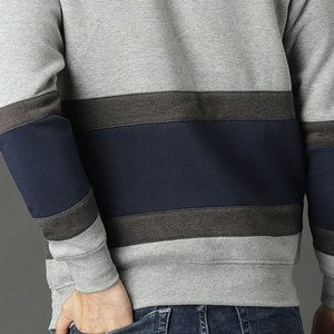 Sudaderas Casuales de Invierno 2025 para Hombre, Corte Regular, Poliéster/Algodón Sólido, Tallas Grandes, Colores y Logotipo Personalizados, Transpirables, de Secado Rápido - Product Image 5