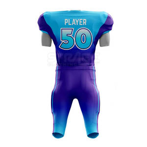 Uniforme de Fútbol Americano de Manga Corta, Talla Grande, Ajuste Equilibrado, Transpirable, con Tela Elástica y de Larga Duración - Product Image 2