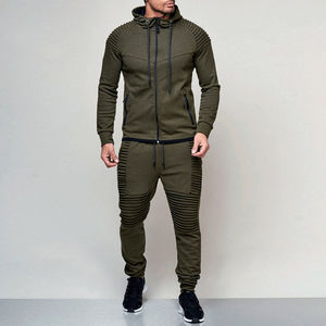 2025 Hot Selling <b>Men</b> Tracksuit Jogging Hoodie Coat Jacket Trousers Sports Sweat <b>Set</b> Custom Logo 100% Cotton Tracksuit <b>For</b> Unisex - Product Image 1