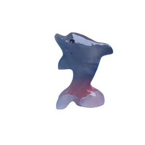 Escultura de Delfines de Ónix Premium, Figura Decorativa Hecha a Mano, Adorno de Piedra Natural para Mesa de Hogar u Oficina, Regalo - Product Image 6