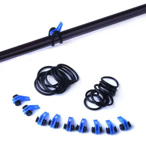 Juego de 10 Soportes de Plástico para Anzuelos de Pesca con Anillo Dividido para Pesca en Agua Dulce y Salada, para Carpas en Lagos - Product Image 5