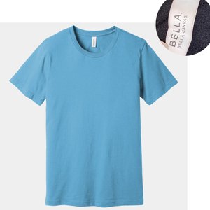 เสื้อยืดผ้าใบสามส่วนลายเบลล่าออกแบบโลโก้ได้ตามต้องการ - Product Image 1