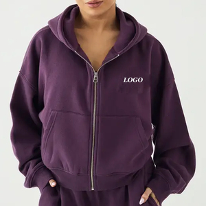 Ladies Minimal Design Hooded Fleece Material For Travel And Home / Cozy And Comfortable Design For Winter With Customizable Logo - Product Image 1