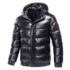 PERSONNALISÉ Unisexe Formelle Premium Qualité Solide Zip Surdimensionné Toile Puffer Veste Printemps Imperméable Respirant Coupe-Vent Haute - Product Image 1
