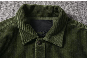Custom Warm <b>Men's</b> Heavy Cotton <b>Thick</b> Corduroy Shirt <b>jacket</b> for <b>men</b> Haus Industries - Product Image 2