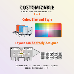 Sang trọng khép kín điều kiện không khí nhà vệ sinh trailers di Flushable nhà vệ sinh cho VIP người lớn cho đám cưới công viên phòng tắm sử dụng - Product Image 4