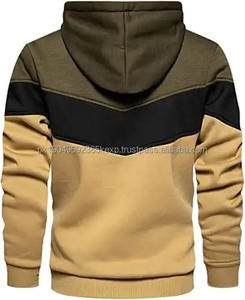Sudadera con Capucha Personalizada para Hombre, Gris, Felpa Francesa, con Capucha Blanca, Bolsillo Tipo Canguro, 100% Algodón, Corte Holgado para Invierno - Product Image 3