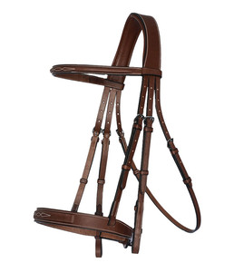 Point fantaisie pour bride de chasseur laisse de course en cuir tressé Durable pour animaux de compagnie moyens à grands produits de cheval de marche et d'entraînement - Product Image 3