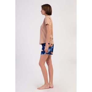 KADIN P.SUPREM O YAKA KISA KOL ETEGI OVAL SORT TAKIM - BEIGE - BEIGE - Product Image 2