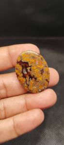 Cabujón de Ágata Turca Marrón Natural para la Fabricación de Joyas |   Ágata Pulida de Alta Calidad al por Mayor - Product Image 3