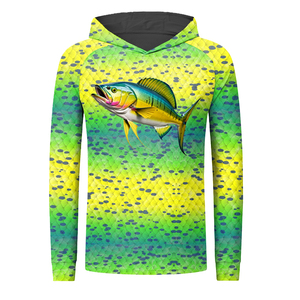 Jersey de pesca de manga larga para hombre 2025, sudaderas con capucha transpirables de verano, secado rápido, características transpirables, sublimación DTF - Product Image 3