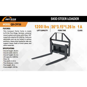 Accesorios para Minicargadora Arteer Equipment SQ0304992 36 - Product Image 3