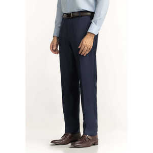 Pantalones de Vestir para Hombre, Corte Regular, Formales, para Negocios, con Decoraciones de Cremallera, Cintura Media, Rectos, de Seda Worsted, Disponibles en Varios Colores, Tallas XL a 4XL - Product Image 3