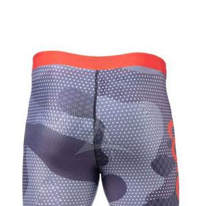 Cintura elástica Mid Casual Sólido Secado rápido Spandex/Poliéster Hombres Pantalones cortos de compresión Tamaño personalizado al por mayor - Product Image 6