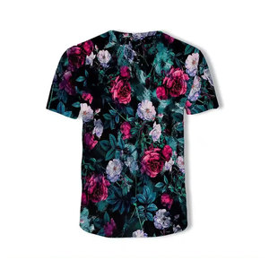 เสื้อยืดสำหรับผู้ชายเสื้อยืดระบายอากาศแบบซับลิเมชันสำหรับ3D กีฬาผ้าโพลีเอสเตอร์แห้งเร็วแบบกำหนดเอง - Product Image 2