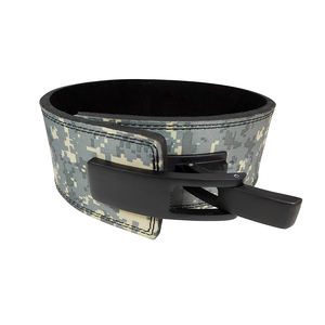 Cinturón de levantamiento de pesas Pro Lever Buckle de 10 mm de grosor, transpirable, de cuero de ante, soporte lumbar para gimnasio, sentadillas y peso muerto, venta al por mayor para fitness - Product Image 3