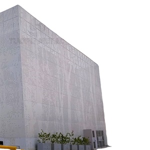 <span class=keywords><strong>Plaque</strong></span> <span class=keywords><strong>perforée</strong></span> moderne en alliage d'<span class=keywords><strong>aluminium</strong></span> pour la décoration murale extérieure, murs-rideaux ignifuges et imperméables - Product Image 1