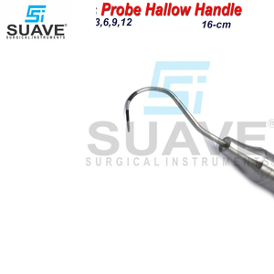 Instrument dentaire Sonde parodontale Sonde en acier inoxydable Outil de sélection dentaire Instruments dentaires par SUAVE INSTRUMENTS CHIRURGICAUX - Product Image 6