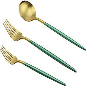 Emballage personnalisé cuisine argent 16/20/24 pièces en acier inoxydable tendance à la mode nouveau design - Product Image 4