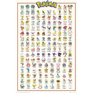 For Pokemon Modern Style <b>Poster</b> Set of 4 Featuring Regions Kanto Johto Hoenn Sinnoh for Wall Decor - Product Image 2