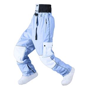 Pantalones Casuales de Primera Clase Personalizados para Hombre, Pantalones de Hip Hop de Color Sólido, Pantalones Holgados para Esquí con Cintura Elástica, Estilo Urbano - Product Image 2