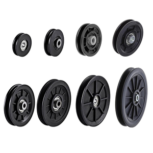 Attrezzatura Fitness OEM, Ruota per Puleggia da Palestra in Nylon Resistente all'Usura 70 80 90 115 160 mm, Cuscinetto Silenzioso Rotondo con Foro da 10mm e 1 Scanalatura - Product Image 4