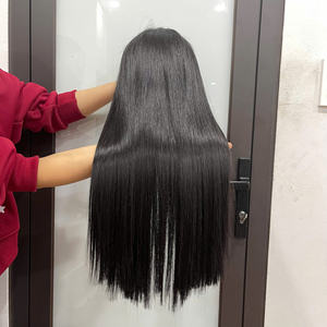 Perruque en cheveux humains Remy vietnamiens 5x5 HD Closure, cheveux lisses, naturels pour femmes noires - Product Image 1