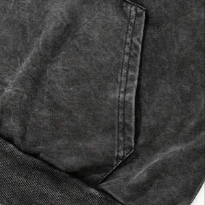 เสื้อฮู้ดซักกรดสำหรับผู้ชายเสื้อมีฮู้ดผ้าฟลีซผ้าฝ้าย100% พิมพ์ดิจิตอล GSM เสื้อมี450ซักหินแบบวินเทจสำหรับสวมใส่ในฤดูหนาว - Product Image 6