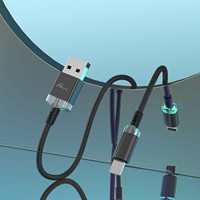 Haute qualité 3A charge rapide 1M câble Micro-USB CB-303IP NEGRO iPhone chargeur chargeur de téléphone en cuivre pur pour le transfert de données