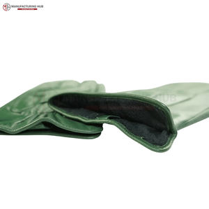 Nuevo diseño de moda Guantes de pantalla táctil Guantes cálidos de cuero genuino para exteriores Guantes de conducción de moda simples - Product Image 3