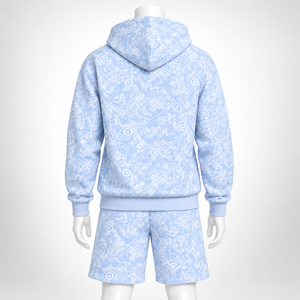 Premium Comfort Wear <b>Men's</b> <b>Hoodies</b> <b>and</b> <b>Shorts</b> <b>Set</b> High Quality 100% Cotton Soft Knit Casual Summer - Product Image 4