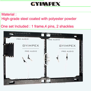 High Quality Bracket Mini Frame Flying Bumper Compact Dual 8-inch <strong>Line</strong> <strong>Array</strong> PA Speakers - Product Image 5