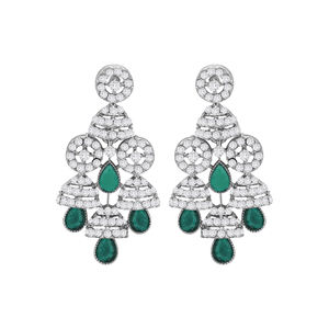 Ensemble de bijoux en argent pierre autrichienne Colorstone Colliers en alliage élégants pour elle pour un anniversaire ou une fête Cadeau pour elle! - Product Image 5