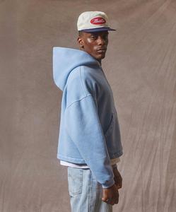 Sudadera con capucha Heavyweight Blank Streetwear Gráfico Vintage Estampado de gran tamaño Tallas grandes Peso pesado algodón - Product Image 3