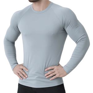 High Quality Custom Rash Guard for Men Long Sleeve <b>Compression</b> Fit Sportswear Surfing MMA Gym Training Tops - Product Image 1