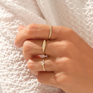 Anillo de Compromiso y Matrimonio de Lujo con Banda Principal Redonda de Oro de 10K y Diamantes Cultivados en Laboratorio, Regalo de Aniversario para Mujer - Product Image 6