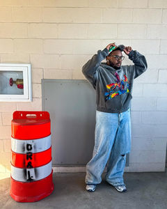 เสื้อฮู้ดซิปหน้าสำหรับผู้ชายผ้าคอตตอน100% ซักได้สำหรับฤดูใบไม้ผลิใหม่2025 - Product Image 4